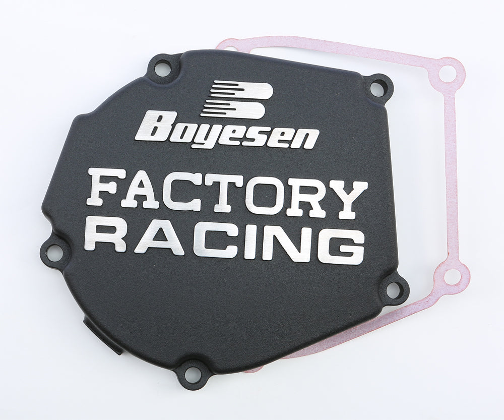 Boyesen Factory Racing Ignition Cover Black • #59-7412AB