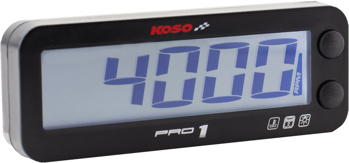 Koso Pro 1 RPM/Temp Meter