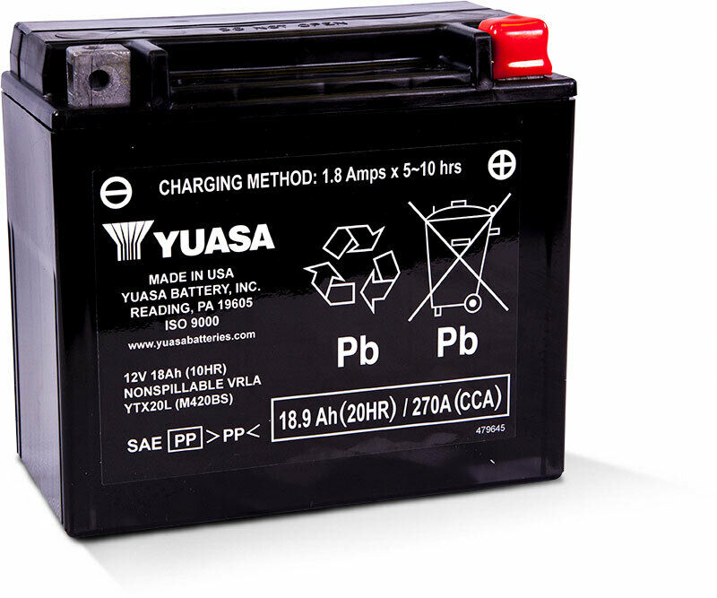 Yuasa YTX Battery Sealed Factory Activated