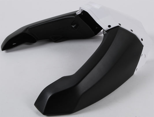 Acerbis Upper Radiator Shroud White/Black
