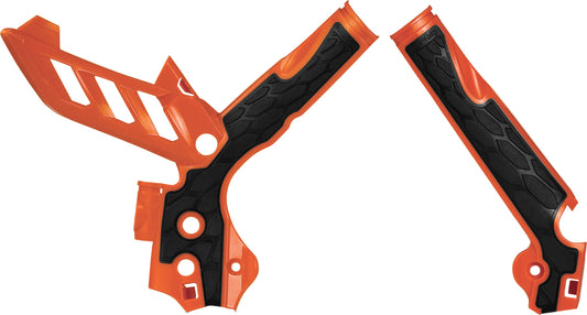 Acerbis X-Grip Frame Guard Orange/Black • #23742-51008