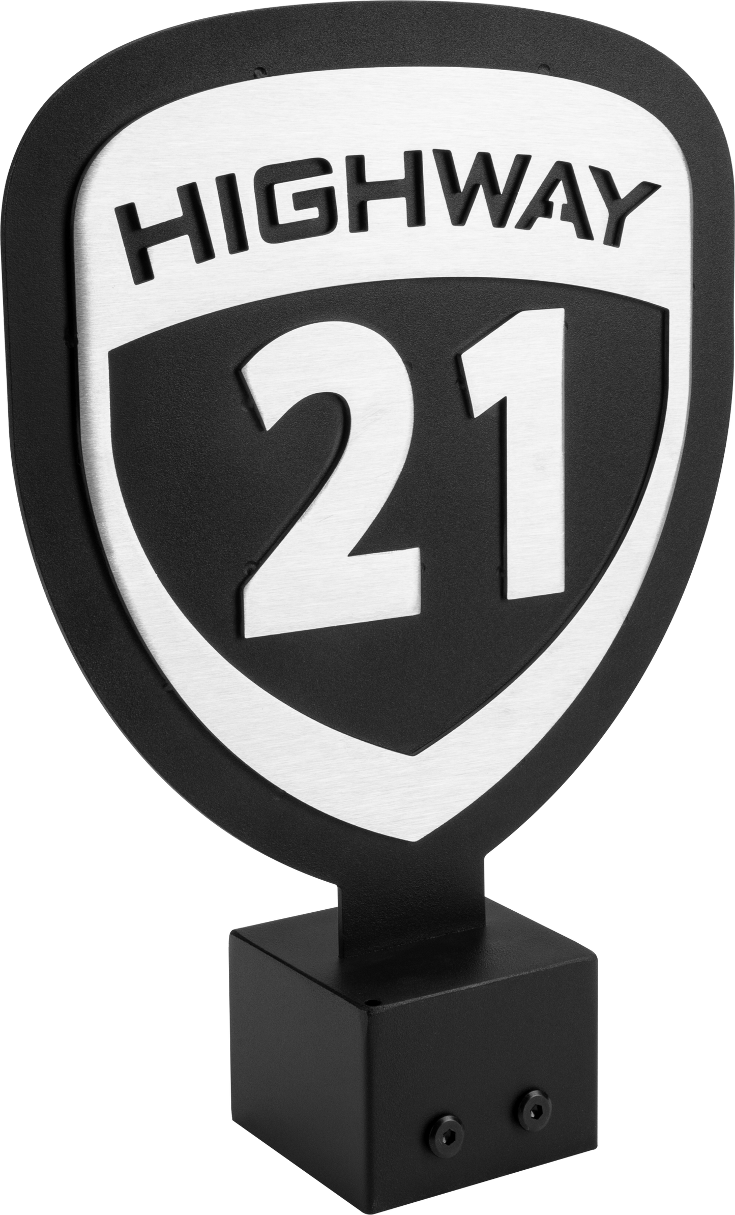 Highway 21 Helmet Tree Header Sign