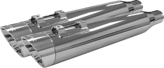 Tbr Comp S Slip-On Touring M8 Chrome W/Slash Polished Cap