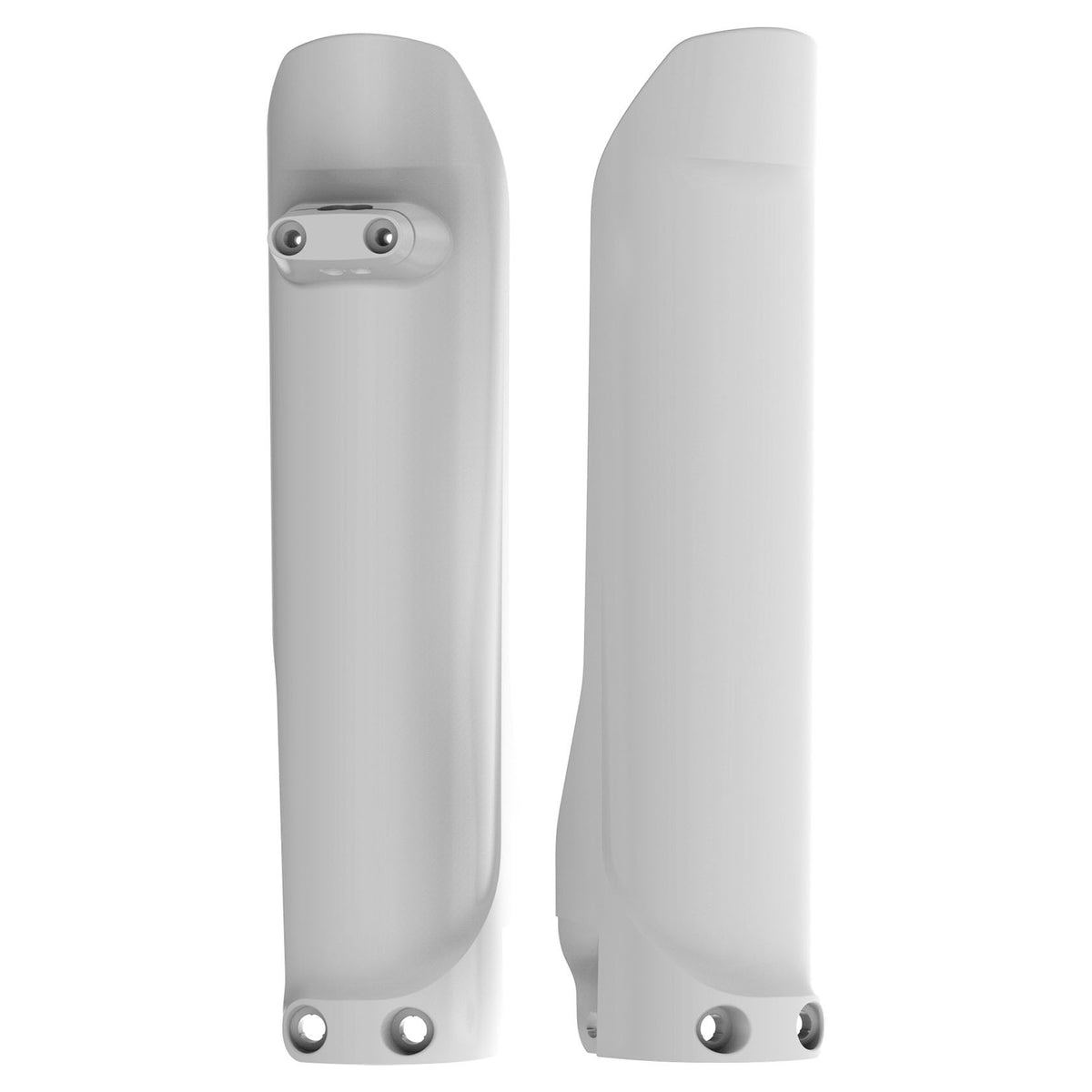 Polisport Fork Guards White • #64-0006