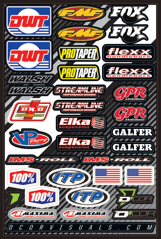 D-Cor Atv Decal Sheet