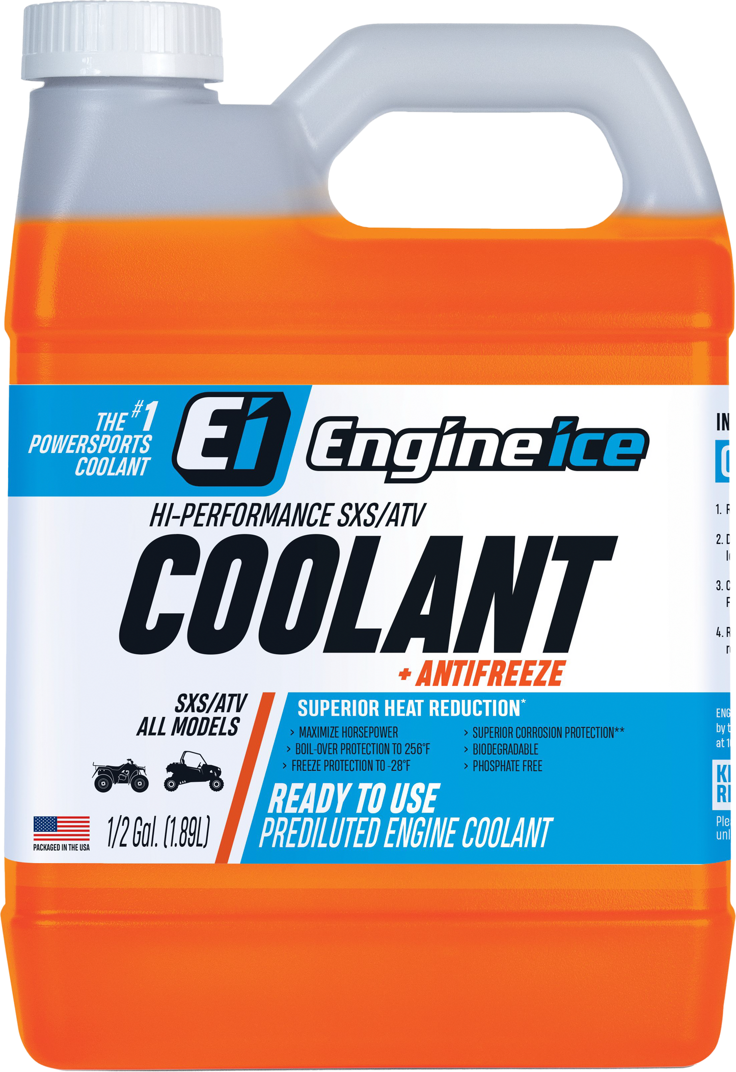 Engine Ice Hi-Performance SXS/ATV Coolant + Antifreeze