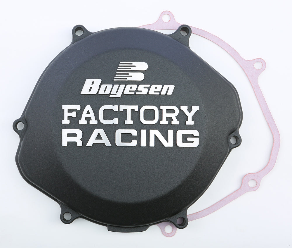 Boyesen Factory Racing Clutch Cover Black • #59-7202AB