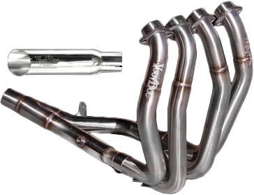 Voodoo Shorty Full Exhaust System 4 Into 1 Polished Busa