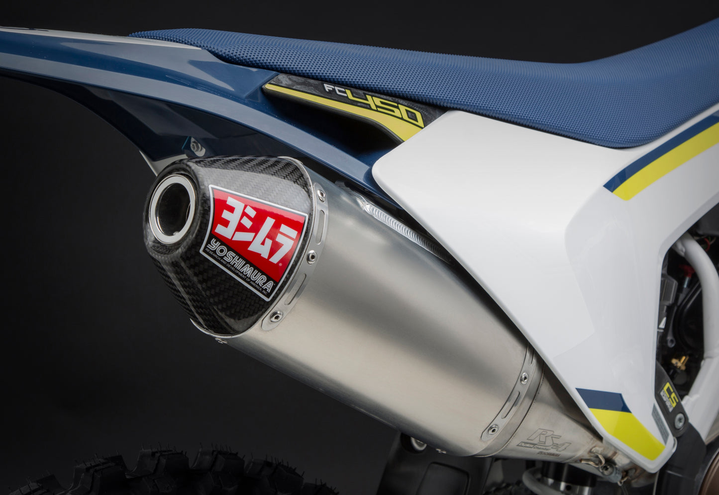 Yoshimura Rs-4 Header/Canister/End Cap Exhaust System Ss-Al-Cf • #961-4407