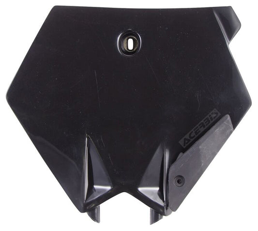 Acerbis Front Number Plate Black • #22530-80001