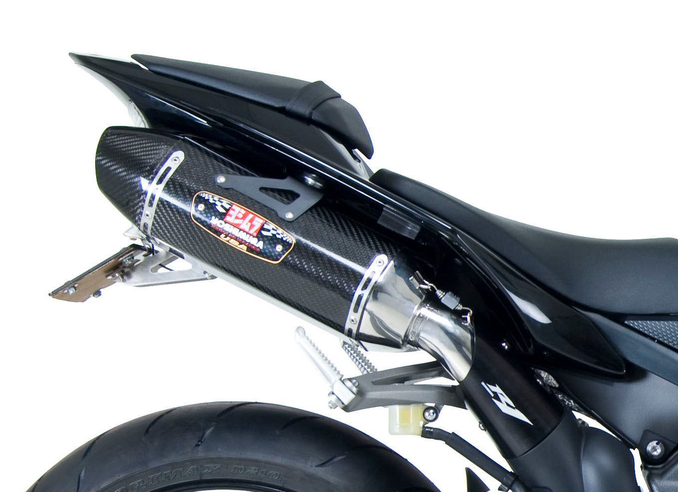 Yoshimura Exhaust Street R-77 Slip-On Ss-Cf-Cf Dual