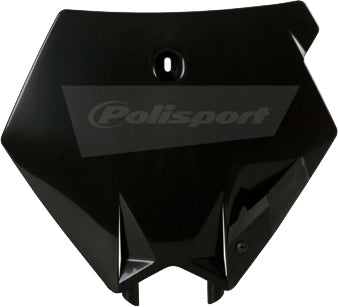 Polisport Number Plate Black • #64-6651