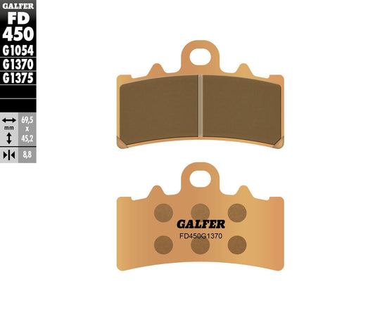 Galfer Brake Pads Sintered Fd450G1370