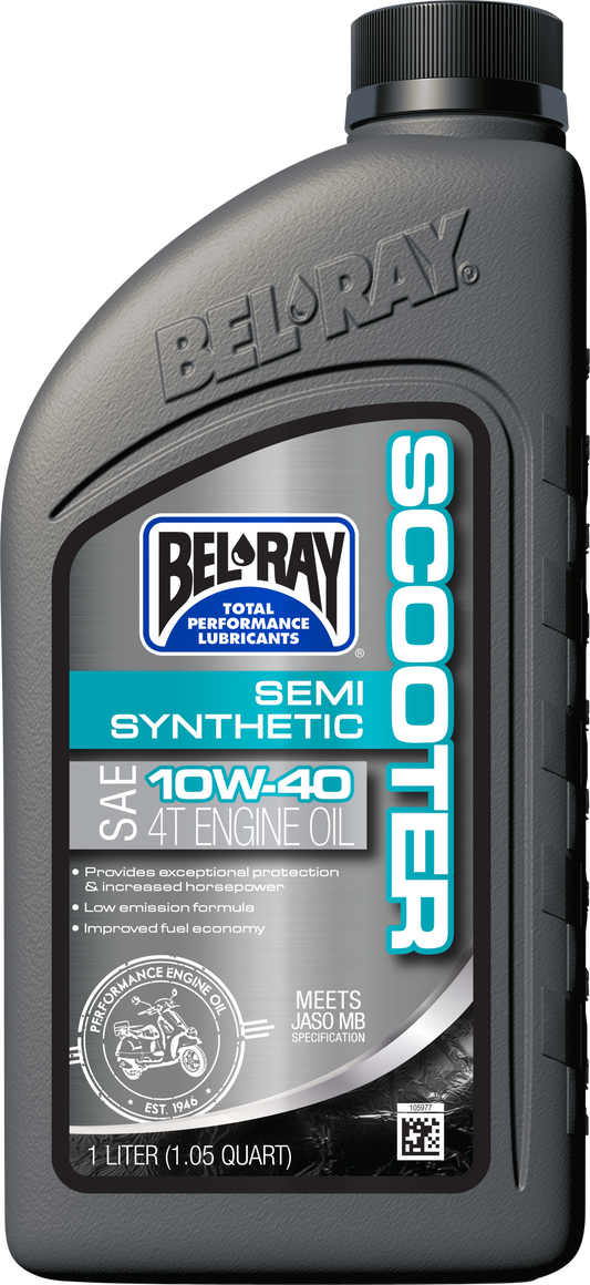 Bel-Ray Scooter Semi-Synthetic 4T Engine Oil