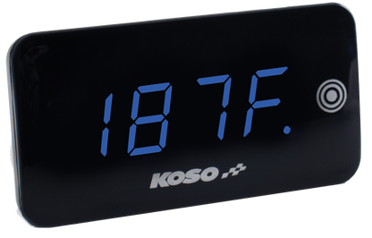 Koso Super Slim Touch Screen Volt & Temp Gauge