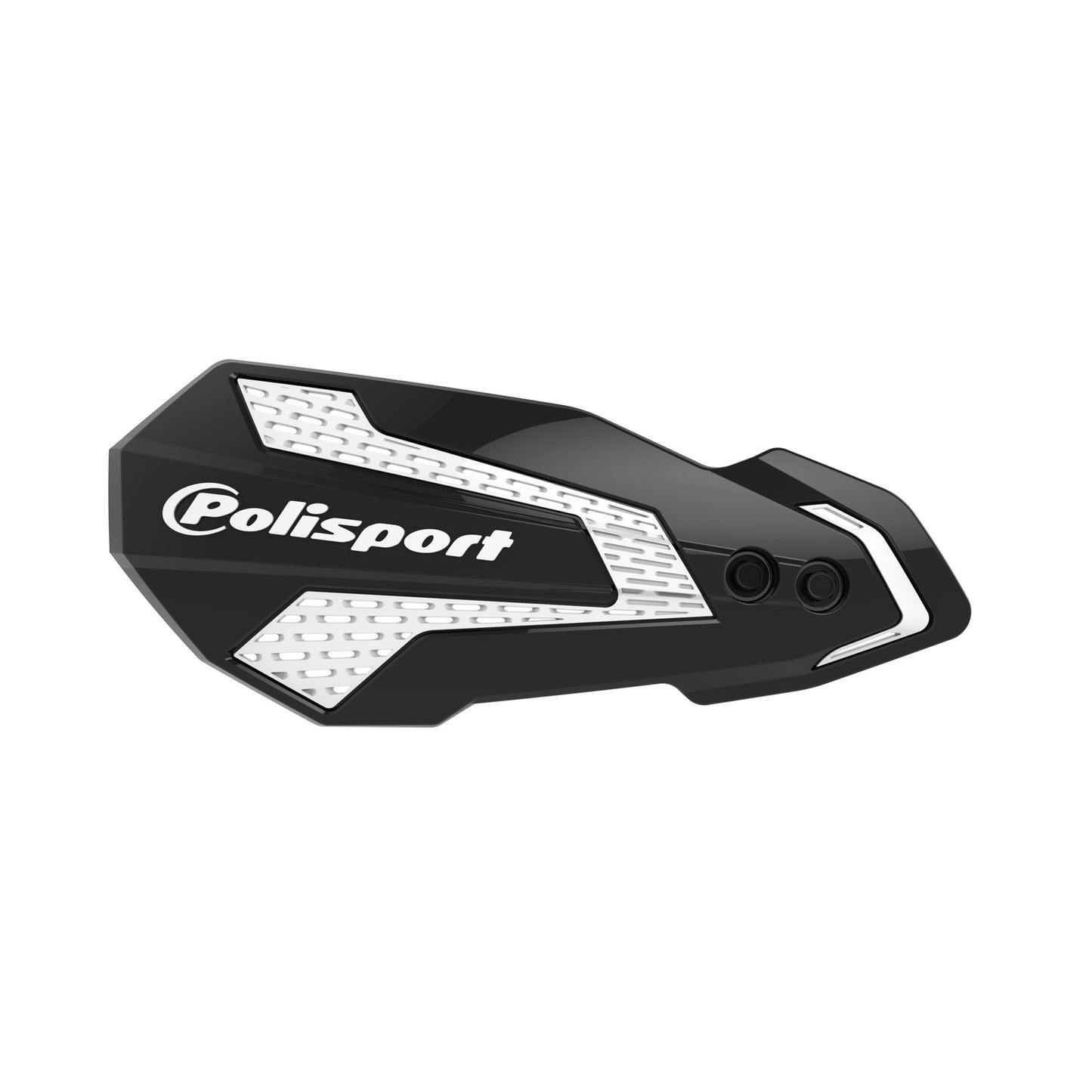 Polisport Mx Flow Handguards Black/White • #64-8308245