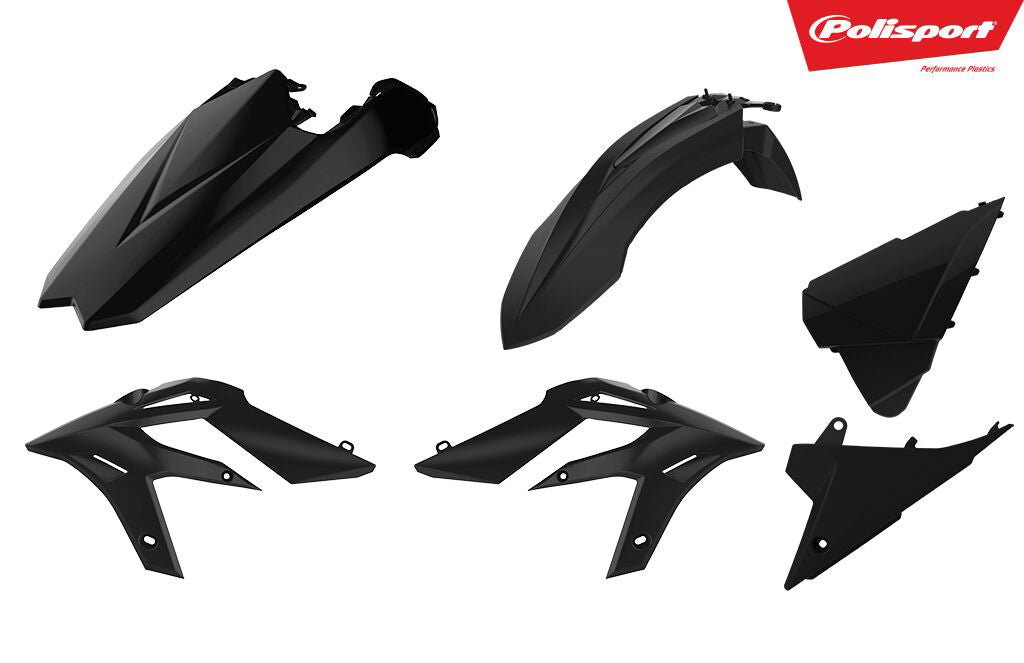 Polisport Plastic Body Kit Black • #64-90786