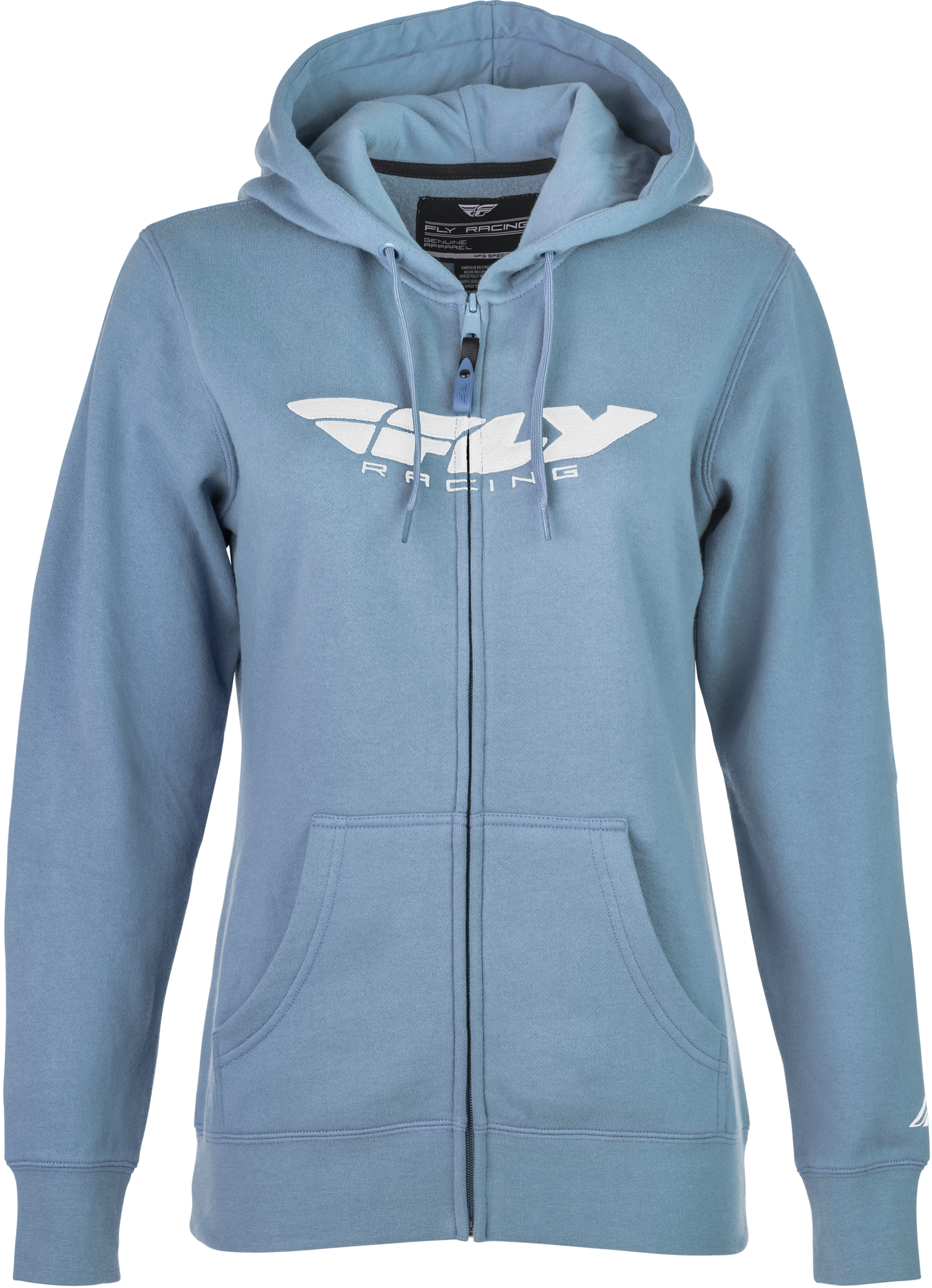 Fly Racing Women'S Fly Corporate Zip Up Light Blue 2X