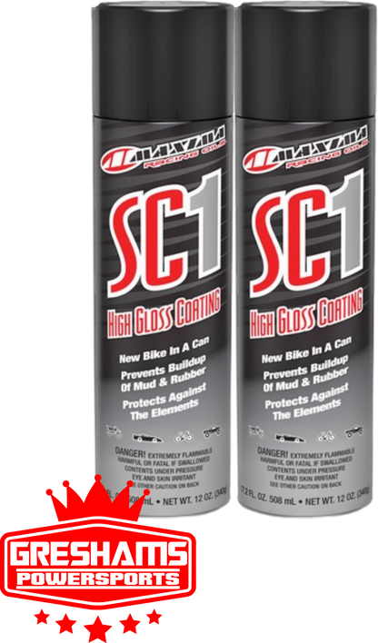 HIGH GLOSS SC1 CLEAR COAT SILICONE SPRAY 17.2 FL OZ- 2 PACK