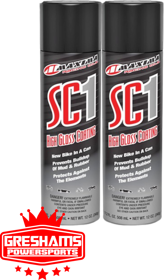 HIGH GLOSS SC1 CLEAR COAT SILICONE SPRAY 17.2 FL OZ- 2 PACK