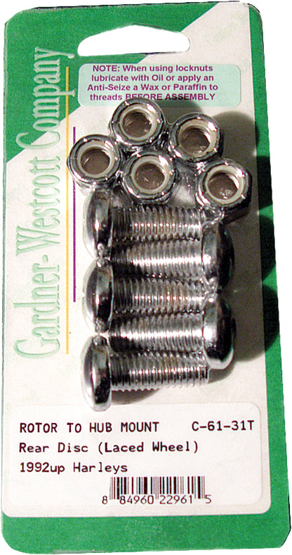 Gardnerwestcott Brake Rotor Bolts