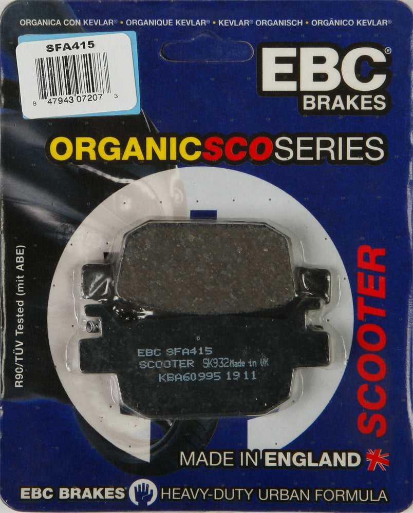 Ebc Brake Pads Sfa415 Organic