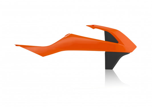 Acerbis Radiator Shrouds Orange/Black • #26859-65225