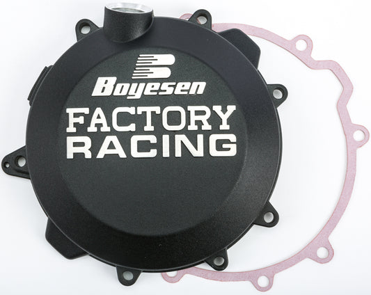 Boyesen Factory Racing Clutch Cover Black • #59-7243CB