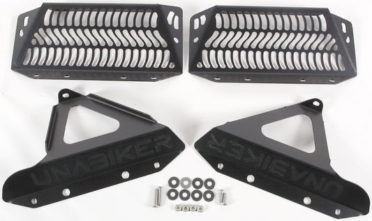 Unabiker Radiator Guard (Black) • #668-5072