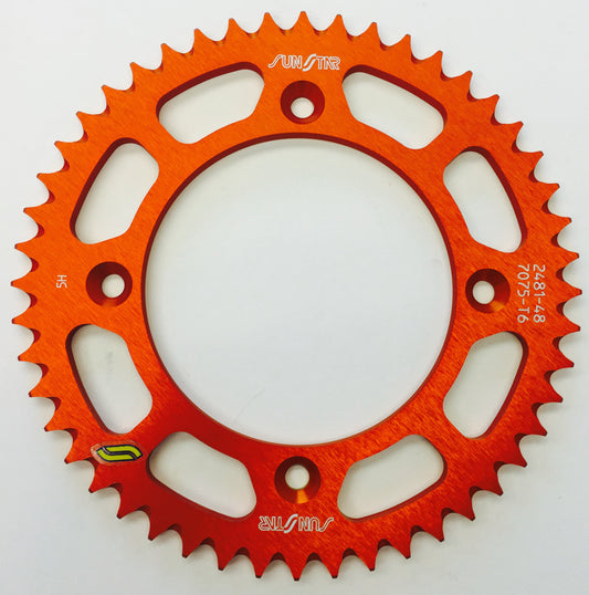 Sunstar Rear Sprocket Aluminum 48T-428 Org Husq/Ktm
