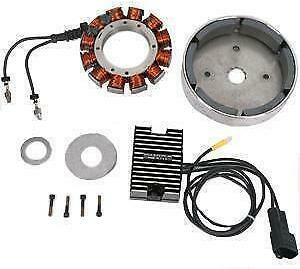 Cycle Electric Alternator Kit Rigid Mount 4-Speed 70-84