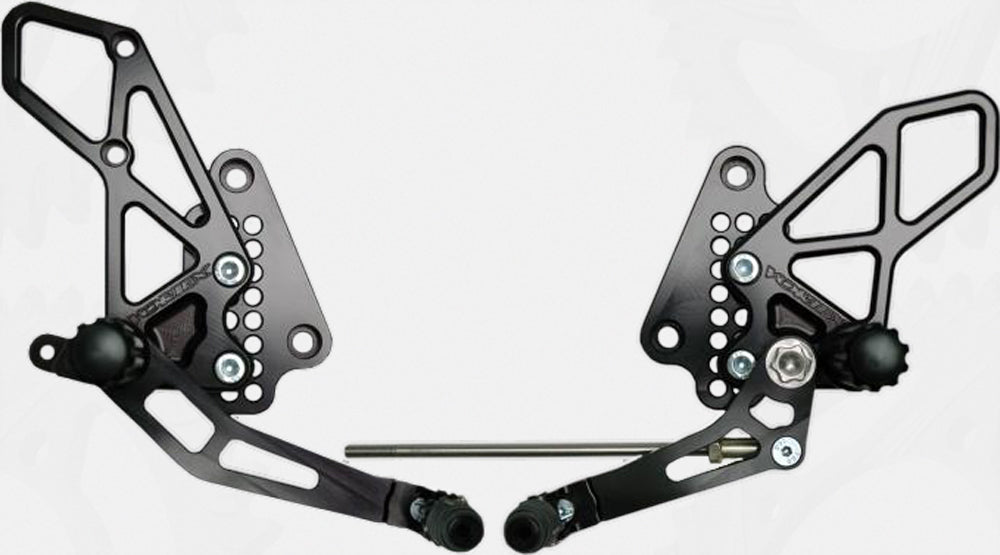 Vortex Rear Set Complete Blk Suz • #3-RS532K