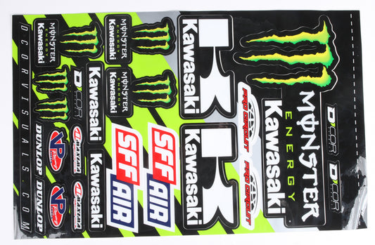 D-Cor Kawasaki Decal Sheet