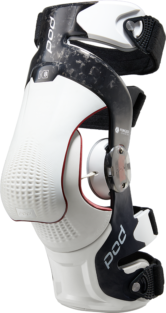 Pod K8 3.0 Knee Brace Carbon (Lt) Carbon/White Lg