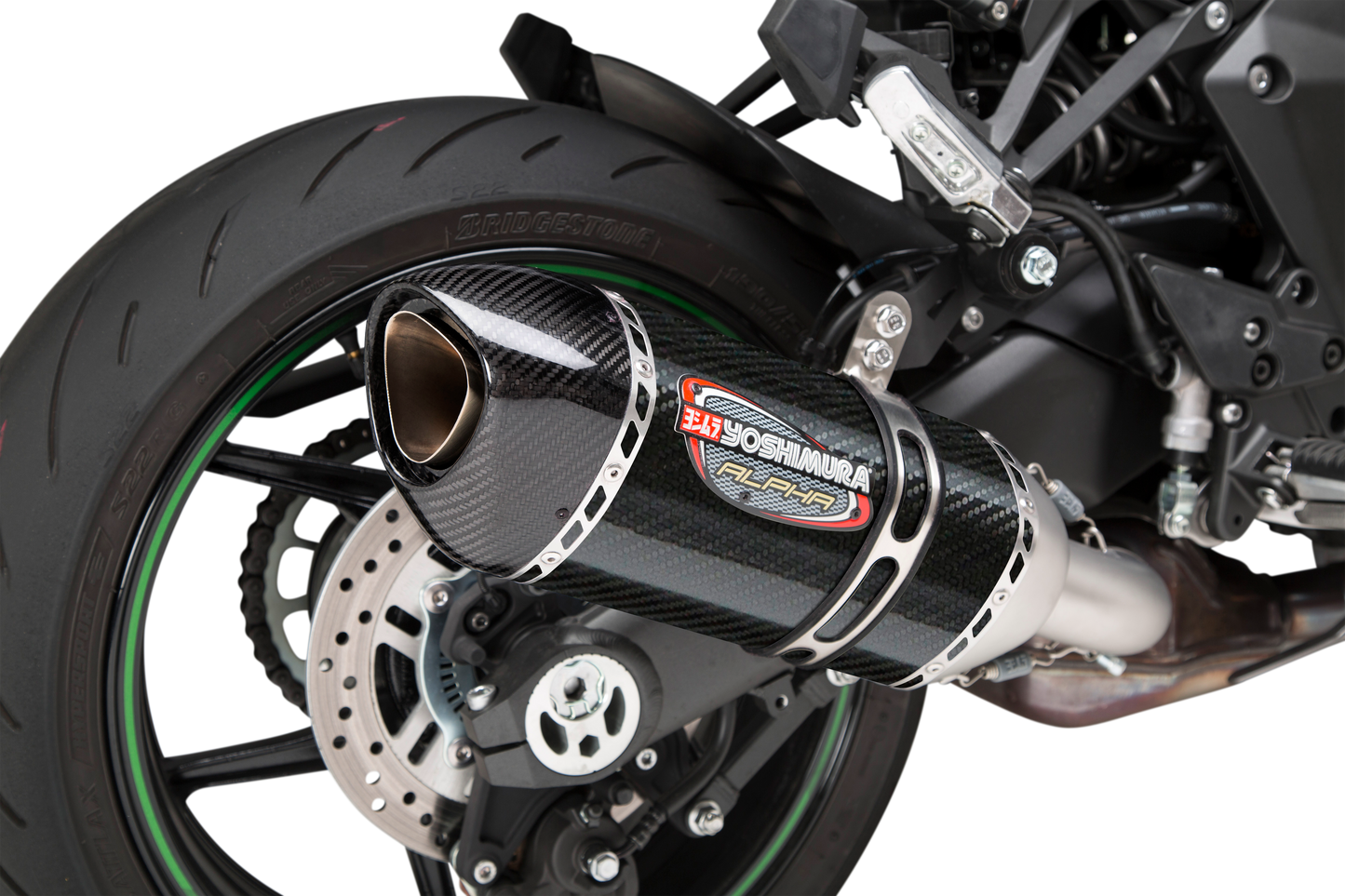 Yoshimura Exhaust Street Alpha Slip-On Ss/Cf Kaw