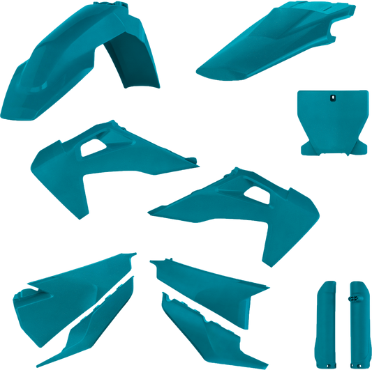 Acerbis Full Plastic Kit Hus Teal Metallic