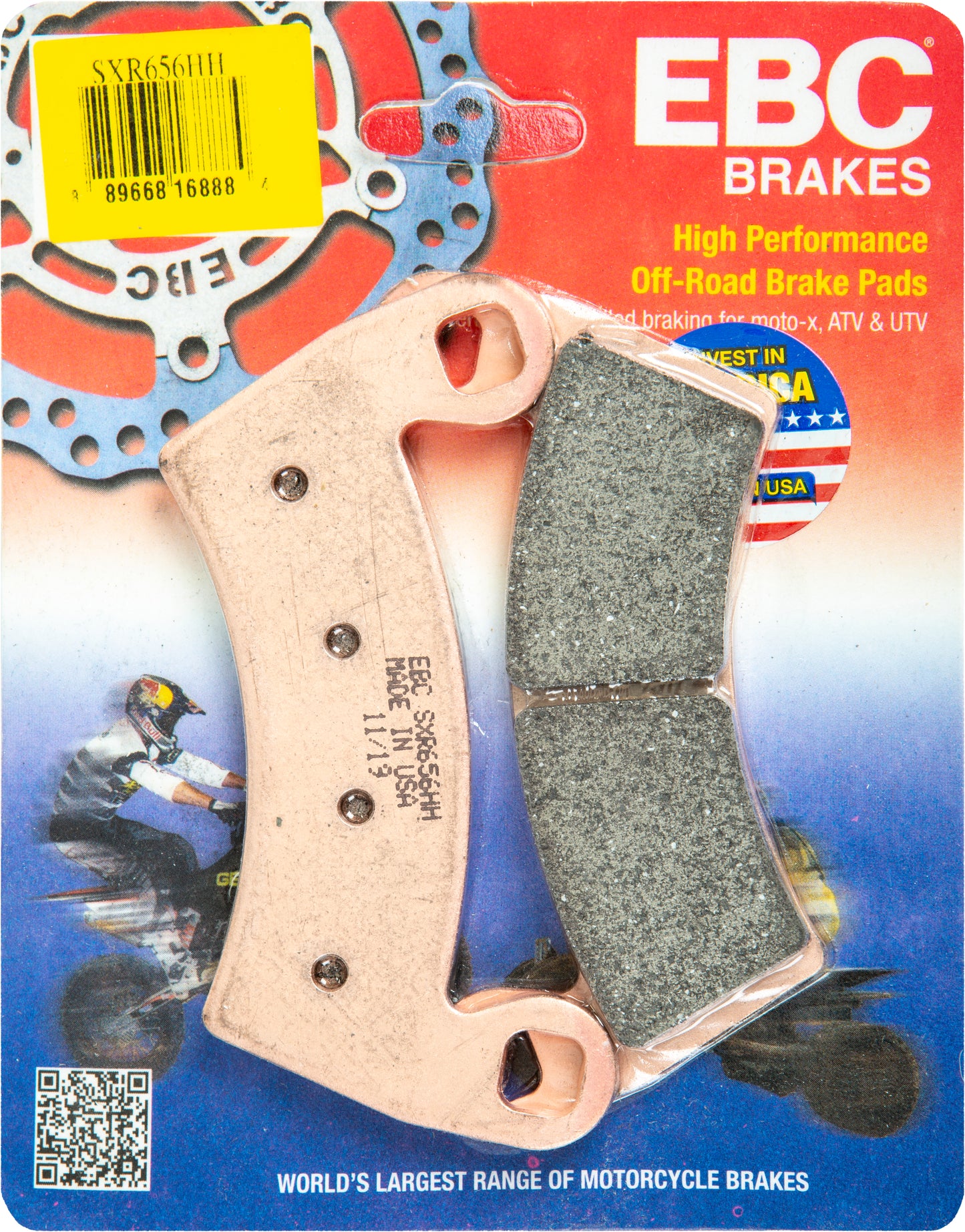 Ebc Brake Pads Sxr656Hh Sintered Sxr Series