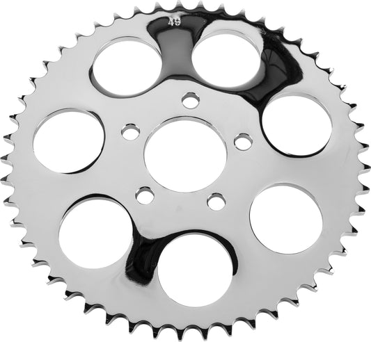 Harddrive Chrome Rear Sprocket 49T Dished Big Twin 00-13