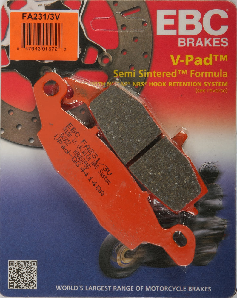 Ebc Brake Pads V-Series • #15-231/3V