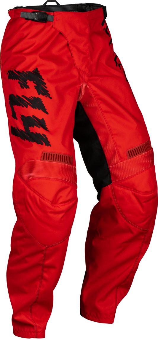 Fly Racing Youth F-16 Pants Red/Black/Grey Sz 18