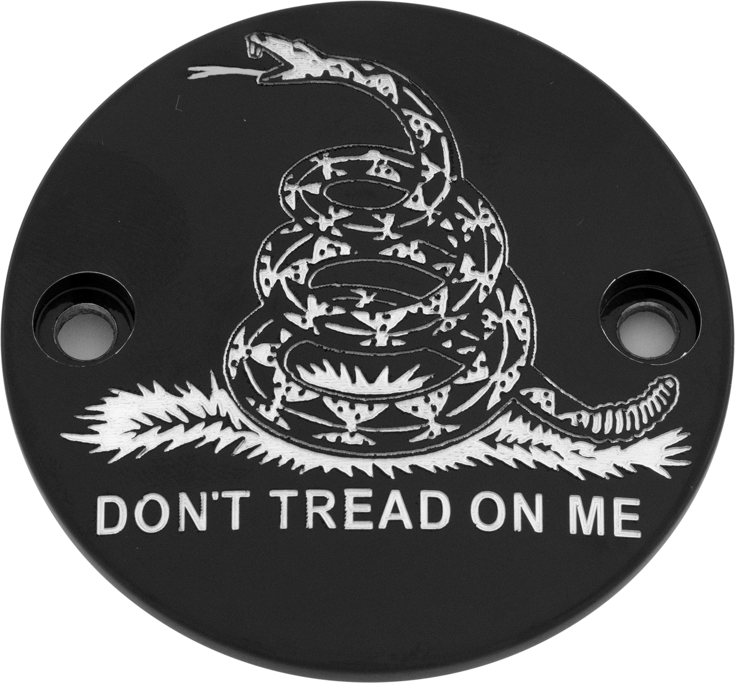 Custom Engraving M8 Timer Cover Don'T Tread Black