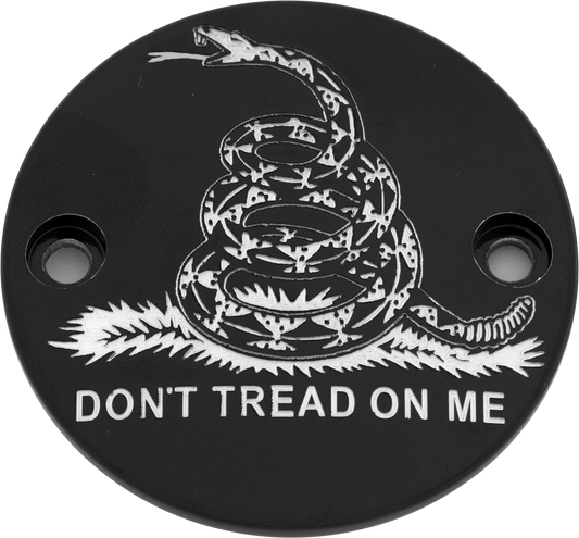 Custom Engraving M8 Timer Cover Don'T Tread Black