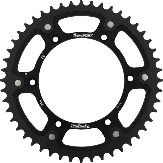 Supersprox Rear Stealth Sprocket Alu/Stl 48T-520 Blk Yam