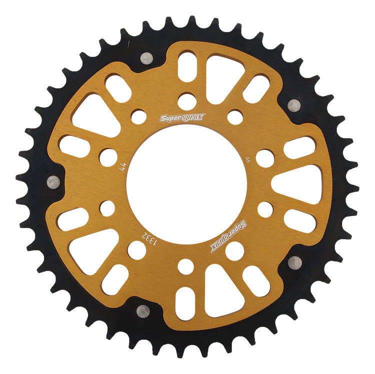 Supersprox Rear Stealth Sprocket Alu/Stl 44T-525 Gld Hon