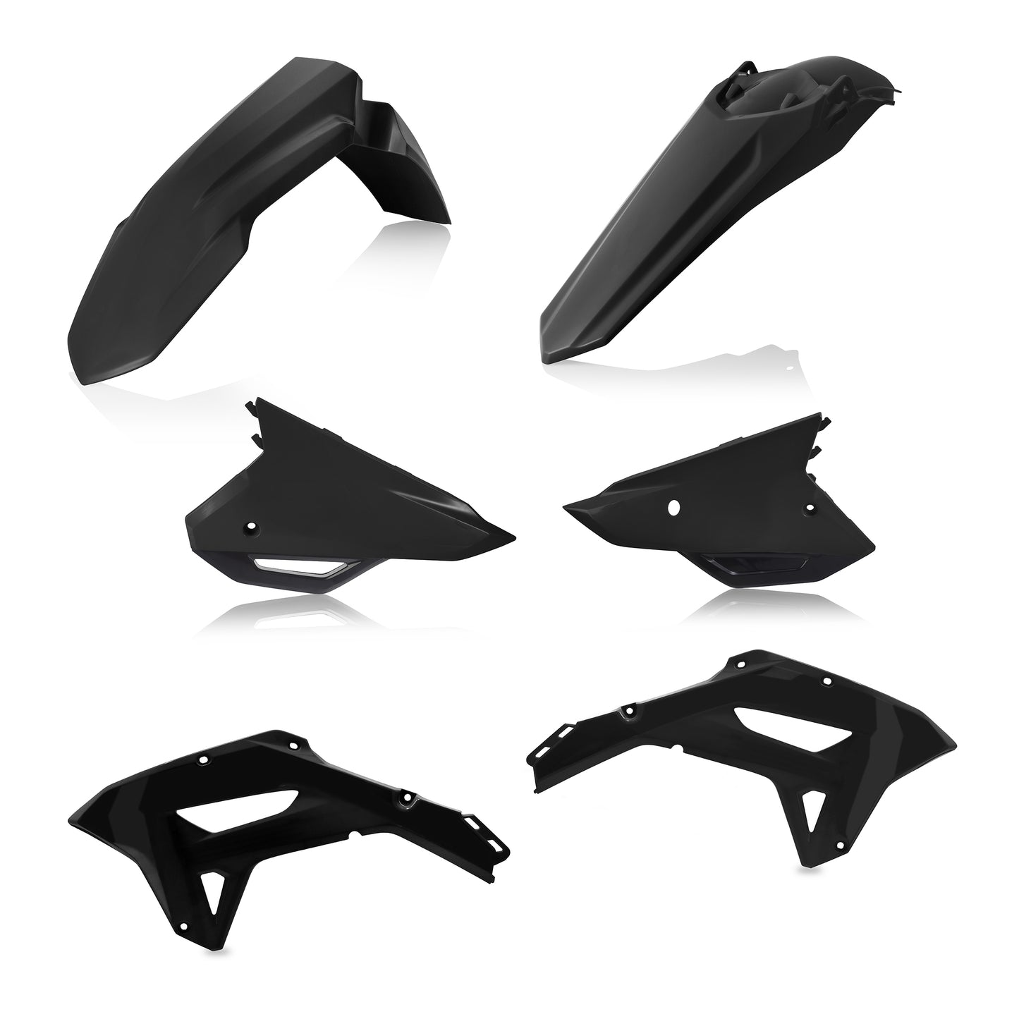 Acerbis Plastic Kit Hon Black • #28617-90001