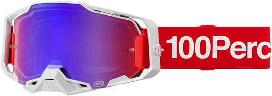 100-Percent Armega Goggle Corbin Mirror Red/Blue Lens