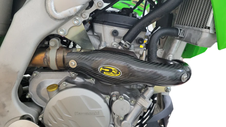 P3 Heat Shield Carbon Kaw 250 Fmf