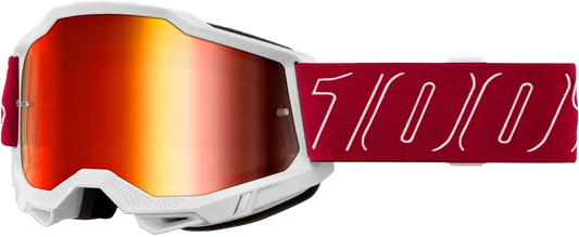 100-Percent Accuri 2 Goggle Redline Mirror Red Lens