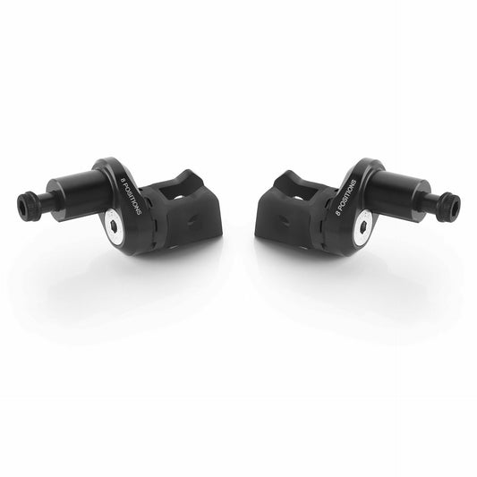 Rizoma Eccesntric Footpeg Mount Kit Rider Adjust Black Pr • #58-PE687B