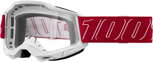 100-Percent Accuri 2 Goggle Redline Clear Lens